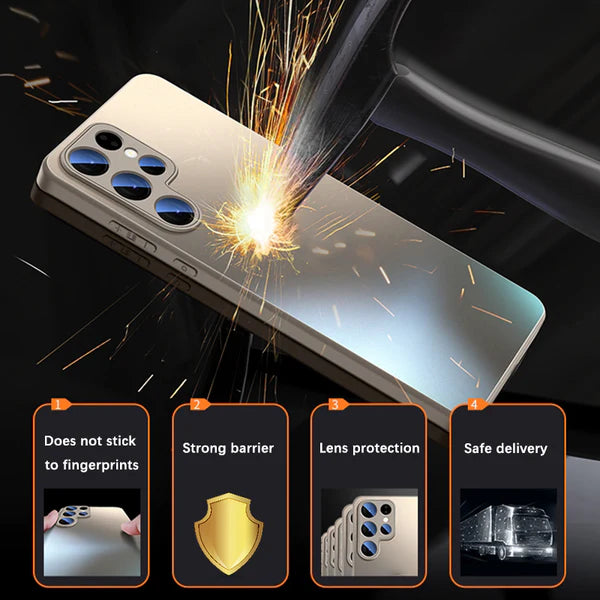 Frosted Glass Ice Veil Armor Case - Samsung