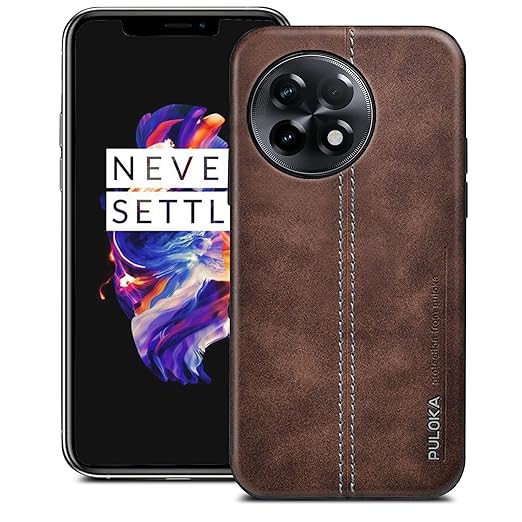 Classic Stitch Leather Mobile Case - OnePlus