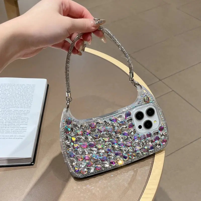 Glam Rhinestone Handbag Phone Case