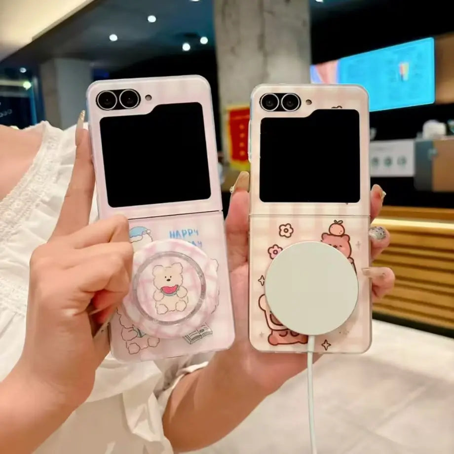Cute Compact Holder Bear Case