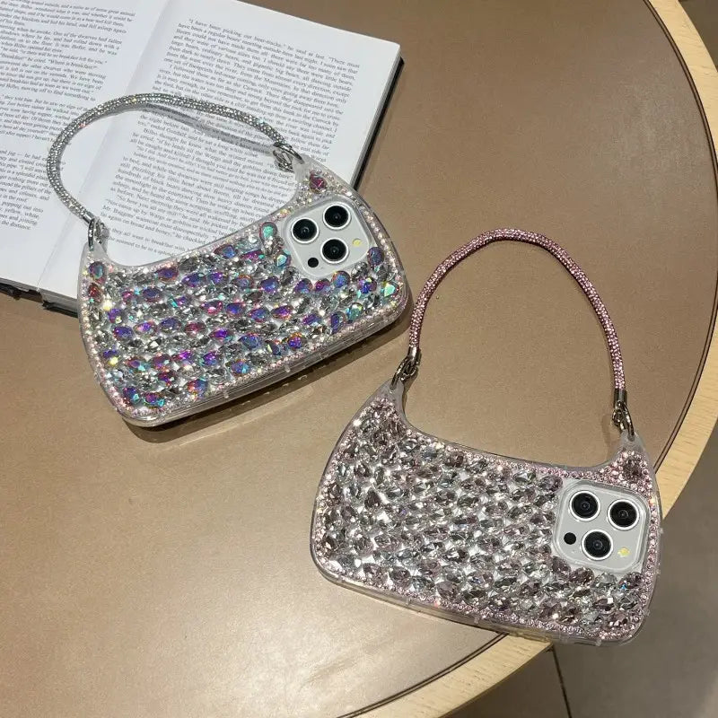 Glam Rhinestone Handbag Phone Case