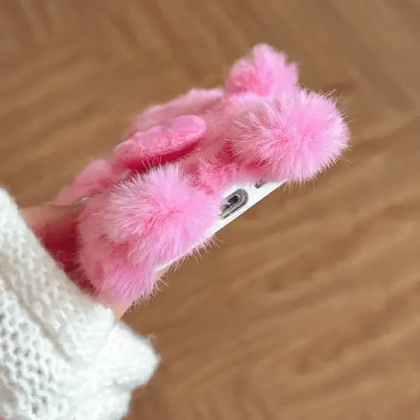 Funny Tongue Sticking Out Plush Case - iPhone