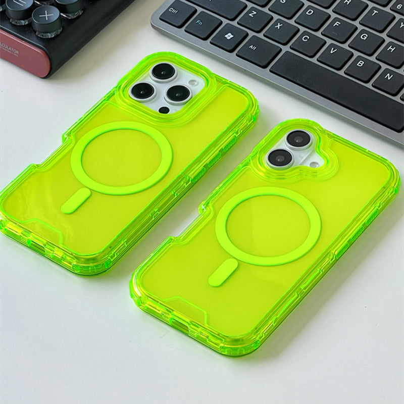 Radiant Shockproof Clear Magsafe Case - iPhone