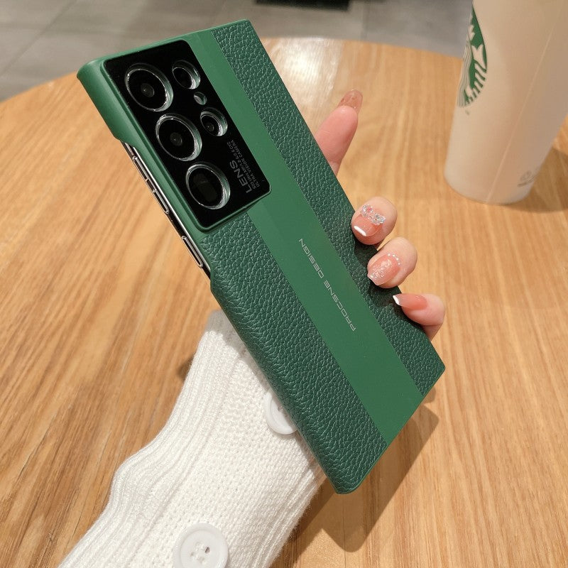 Elite Spectrum Stripe Leather Case - Samsung