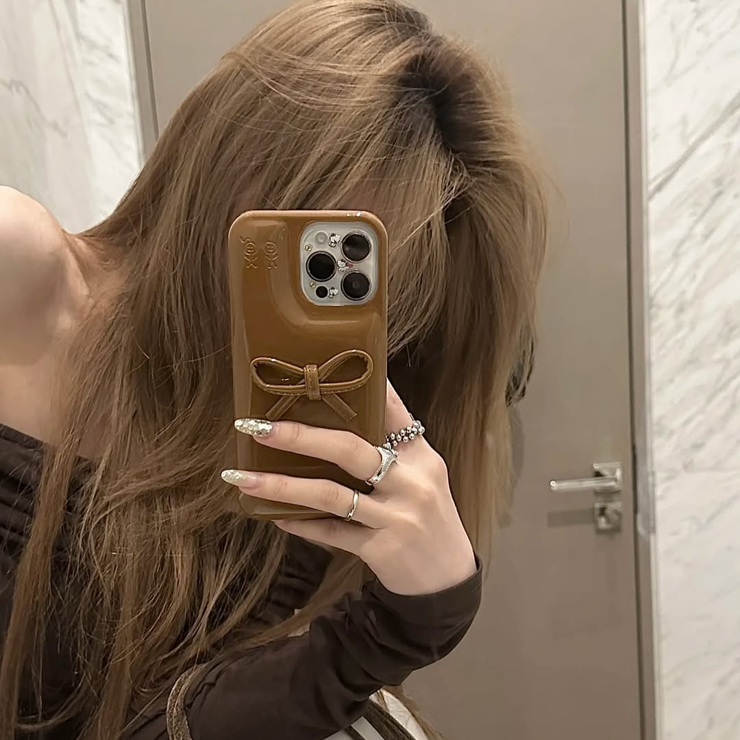 Elegant Bow Charm Phone Case