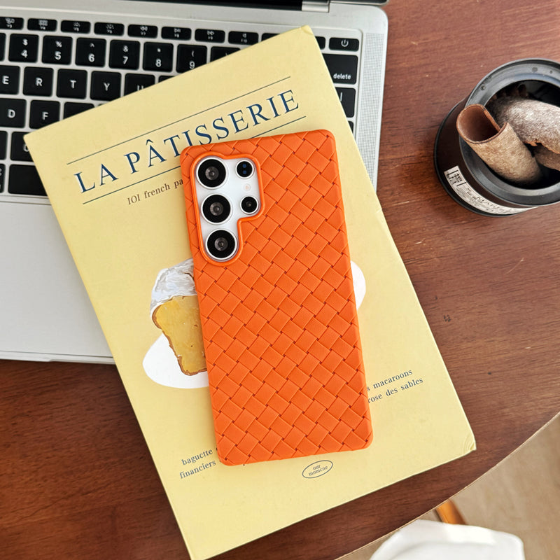 Elegant Leather Anti-Drop Case - Samsung