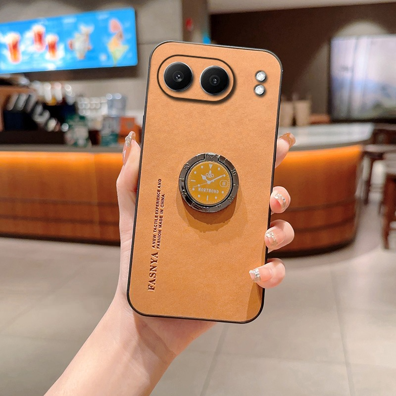 OnePlus Nord 4 Luxe Loop Leather Ring Holder Case