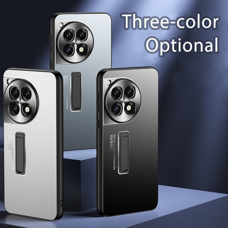Frosted Metal Hybrid TPU Stand Case - OnePlus