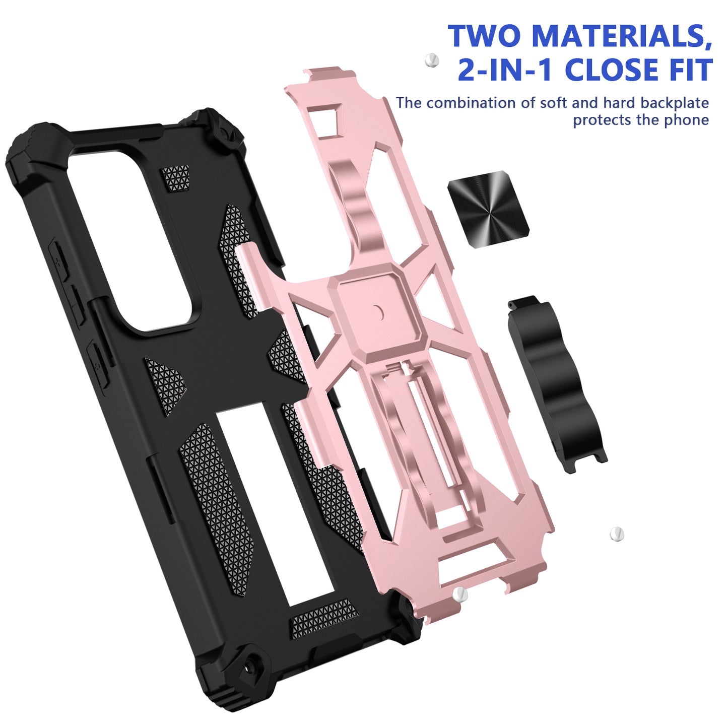 Armor Bumper Edge Hidden Bracket Case - Samsung