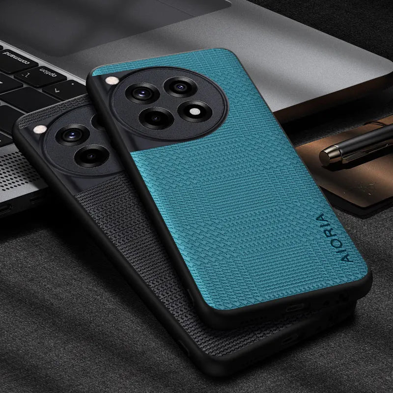 Premium PU Leather Coated TPU Back Cover - OnePlus