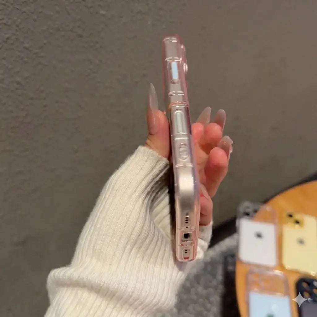 Minimal Blush Transparent Case