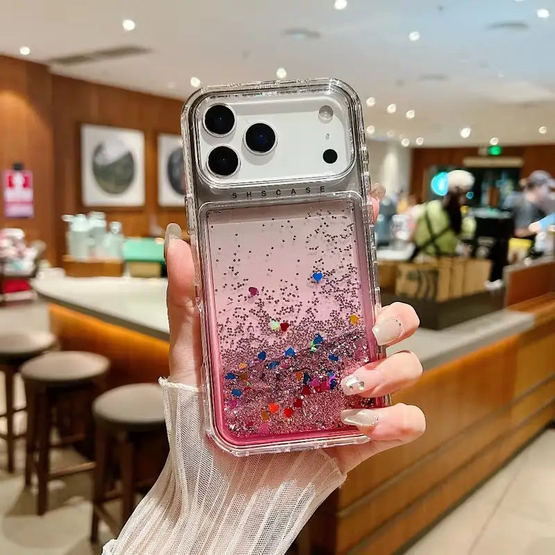 Liquid Candy Glitter Gradient Case