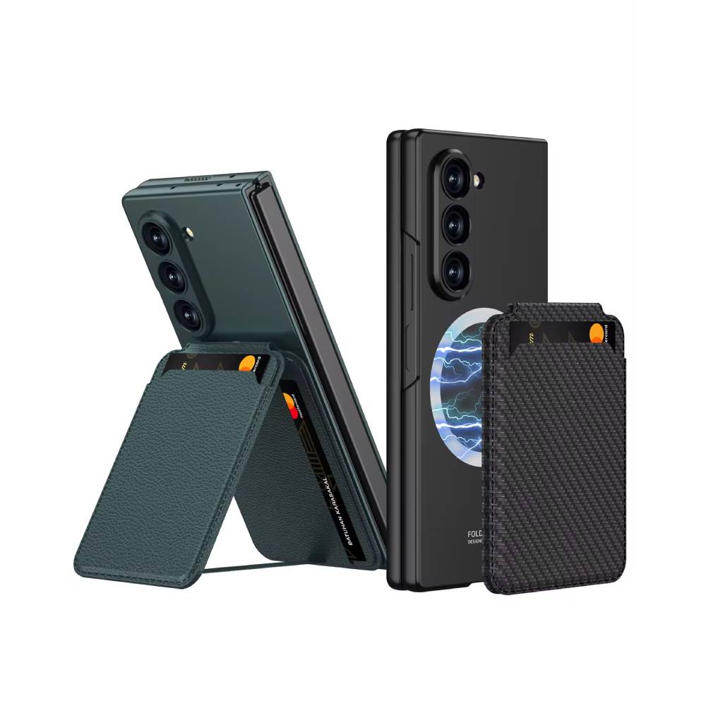 Prestigious Plaid Pattern Leather Case - Samsung