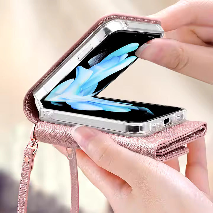 Vietao Leather Crossbody Wallet & Mobile Case - Samsung