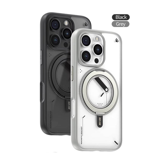 Sleek Chrono Magnetic Stand Case - iPhone