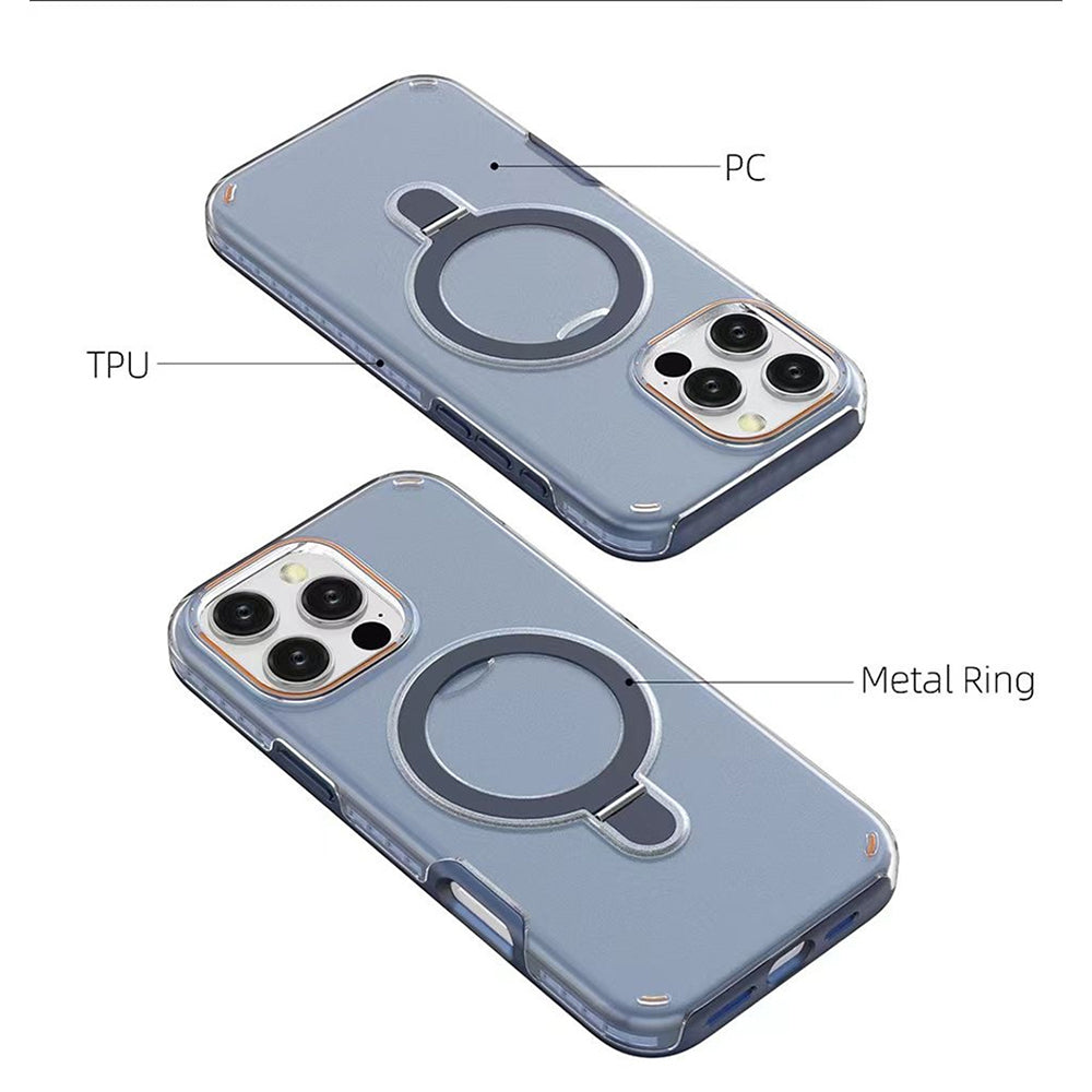 Serene Metal Ring Magsafe Case - iPhone