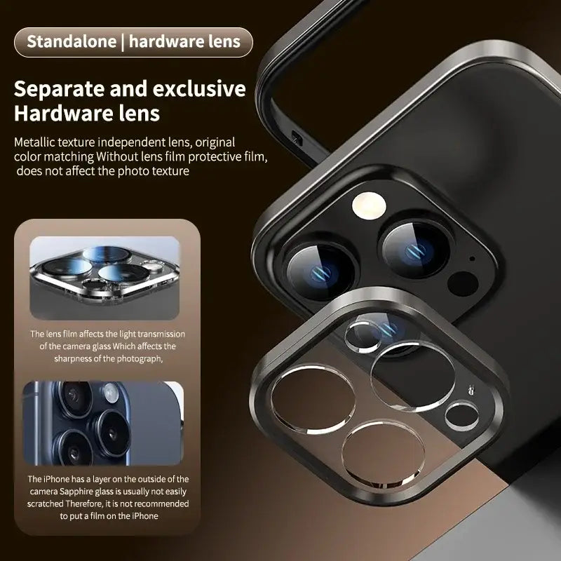 Resilient Hybrid Metal Frame Guard Case - iPhone