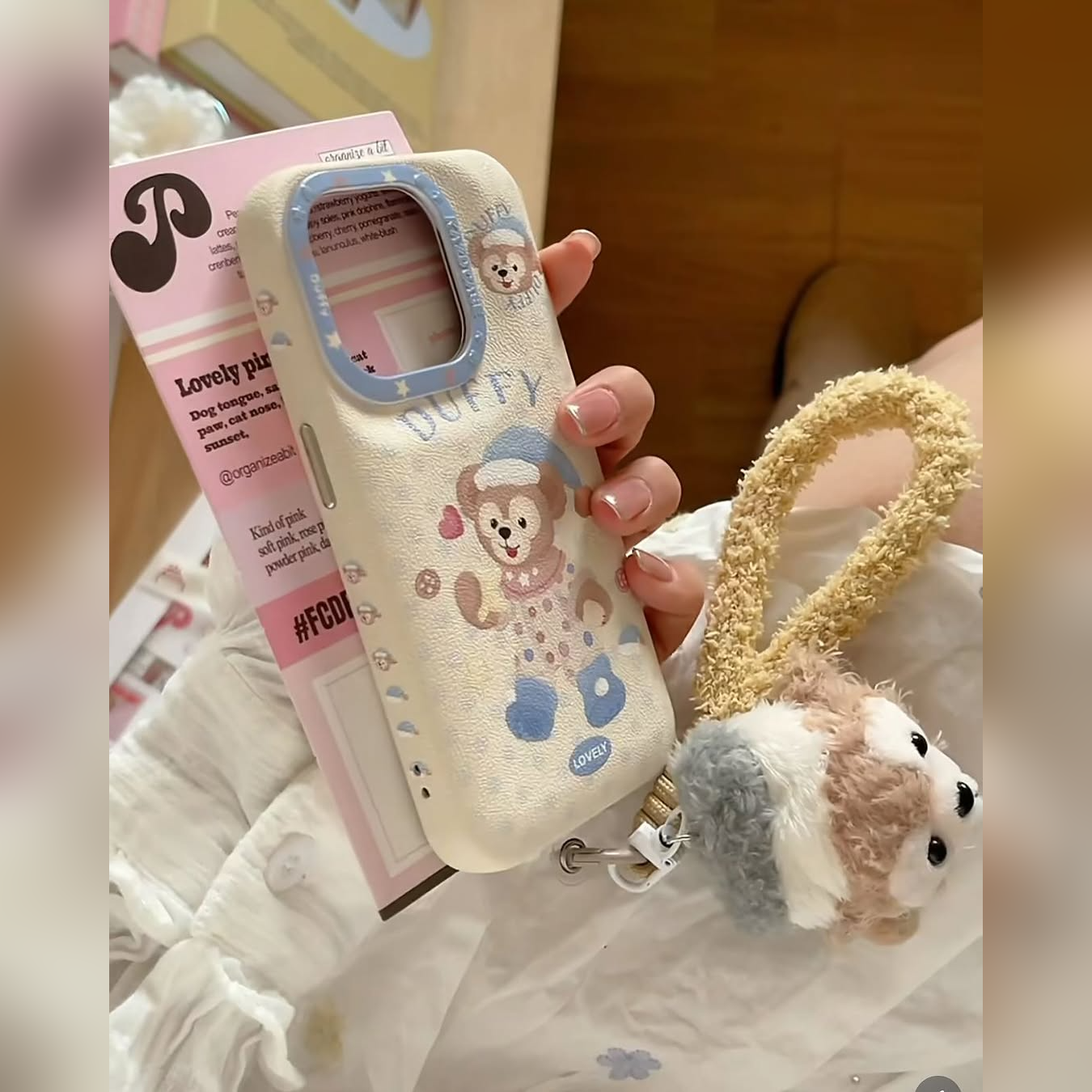 Adorable Teddy Charm Phone Case