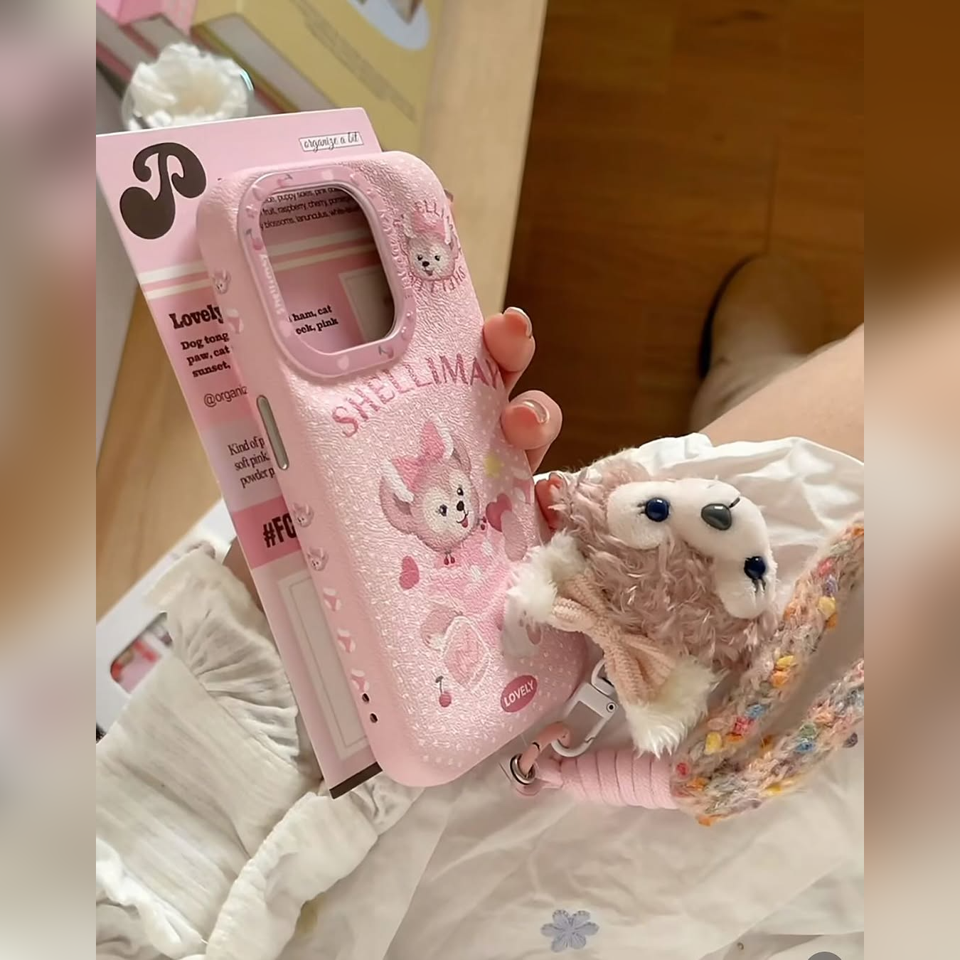 Adorable Teddy Charm Phone Case