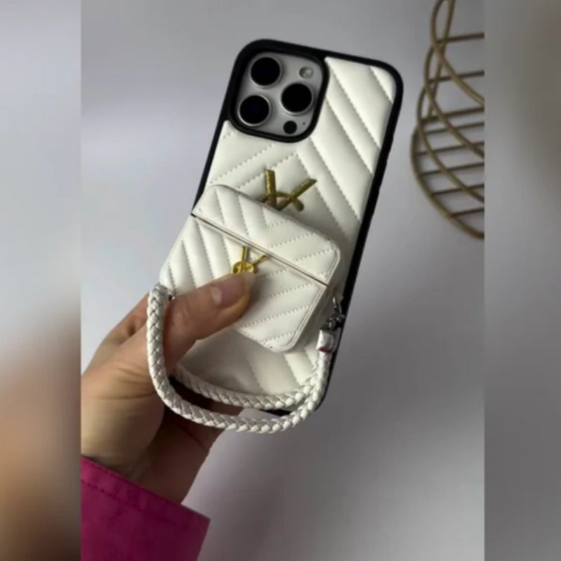 Luxe Handbag-Inspired Case & Matching AirPods Cover