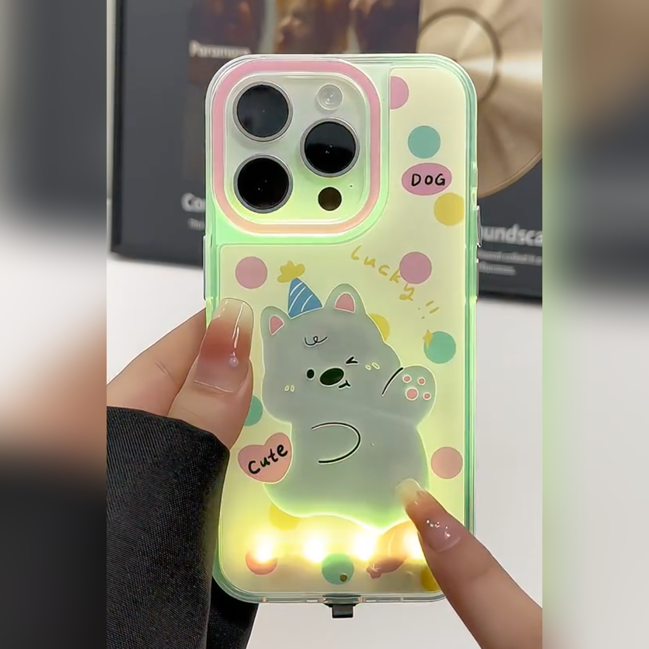 Adorable Glow Cartoon Case