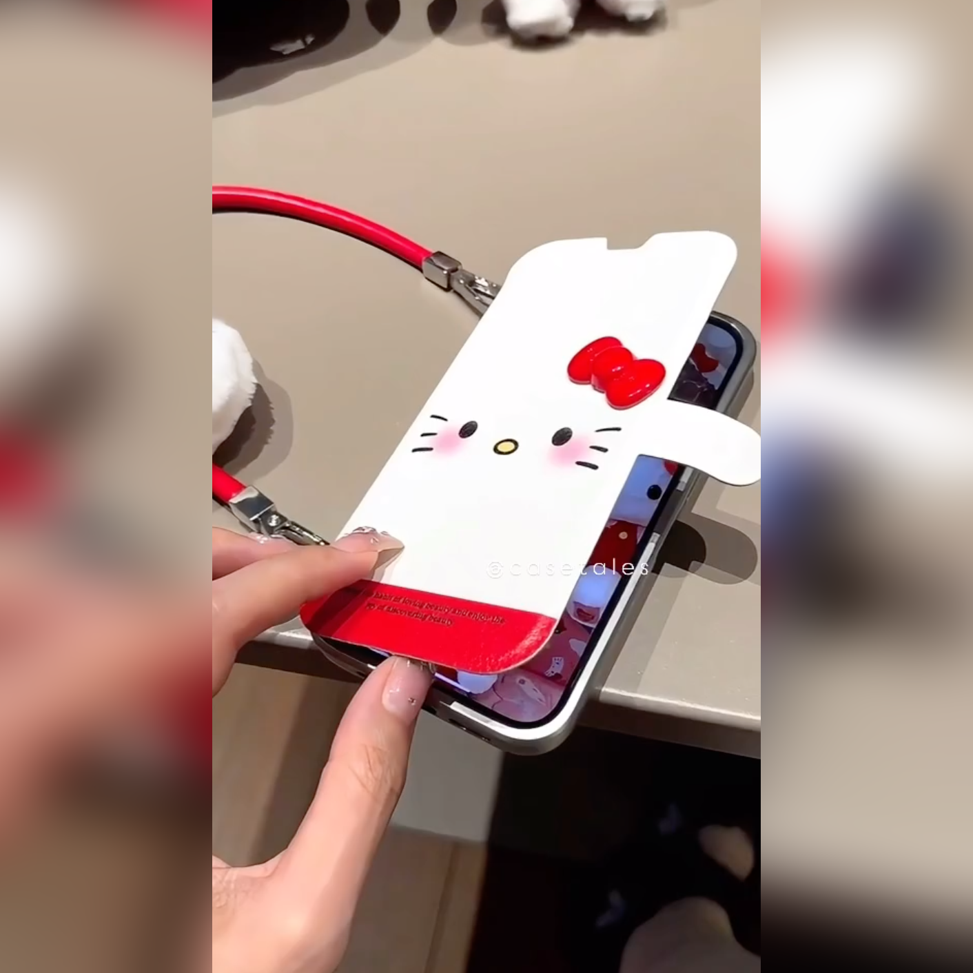 Chic Kitty Handbag Style Phone Case