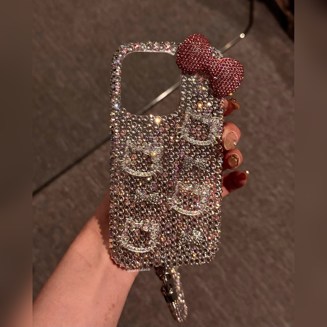 Luxe Crystal Phone Case with Glam Tassel