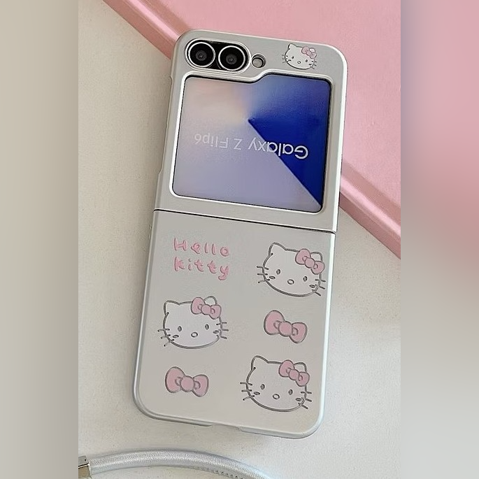 Cute Hello Kitty Bow Case - Samsung