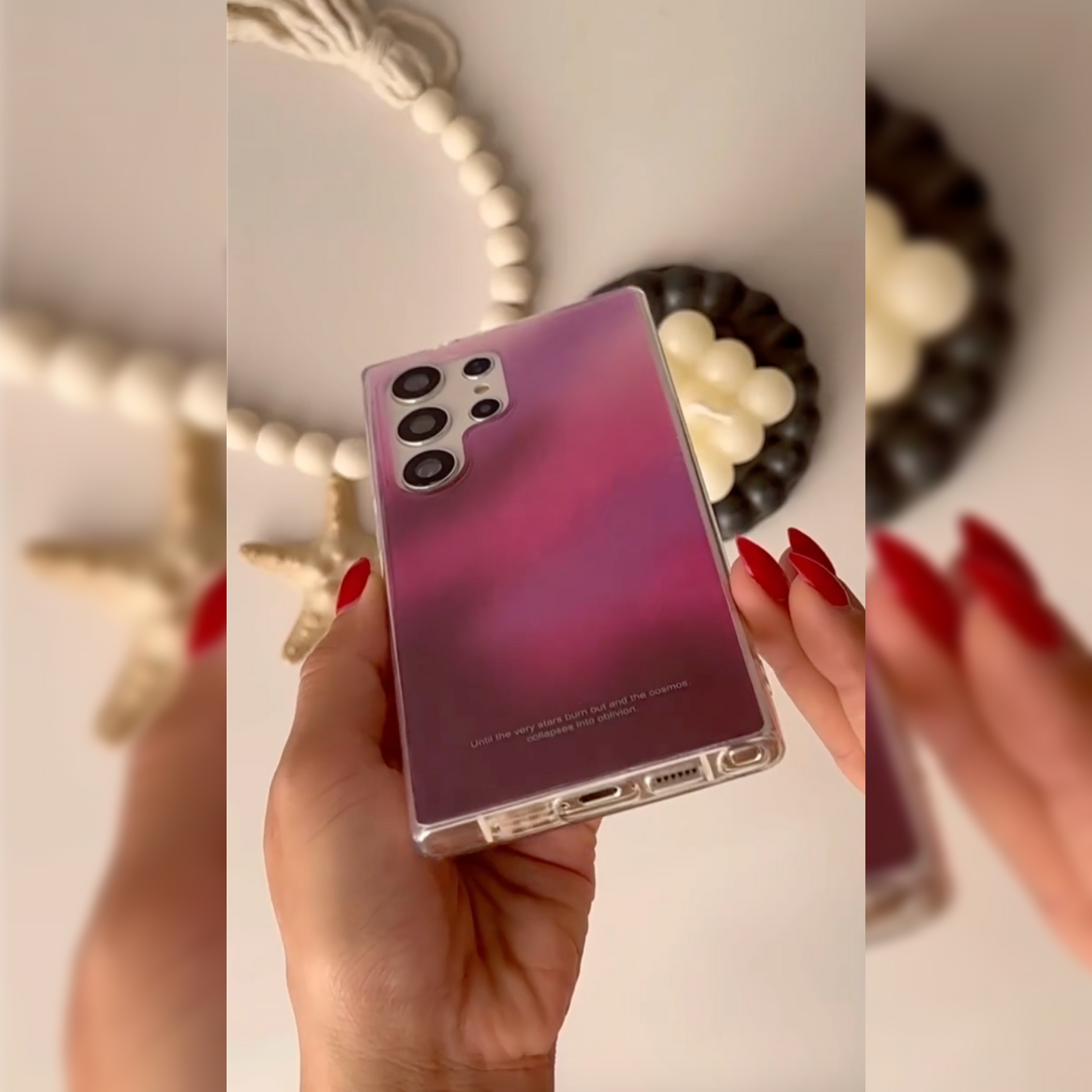 Shimmering Pink Radiance Glow Case - Samsung