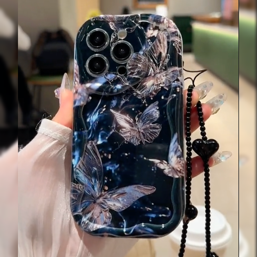 Elegant Butterfly Glow Phone Case
