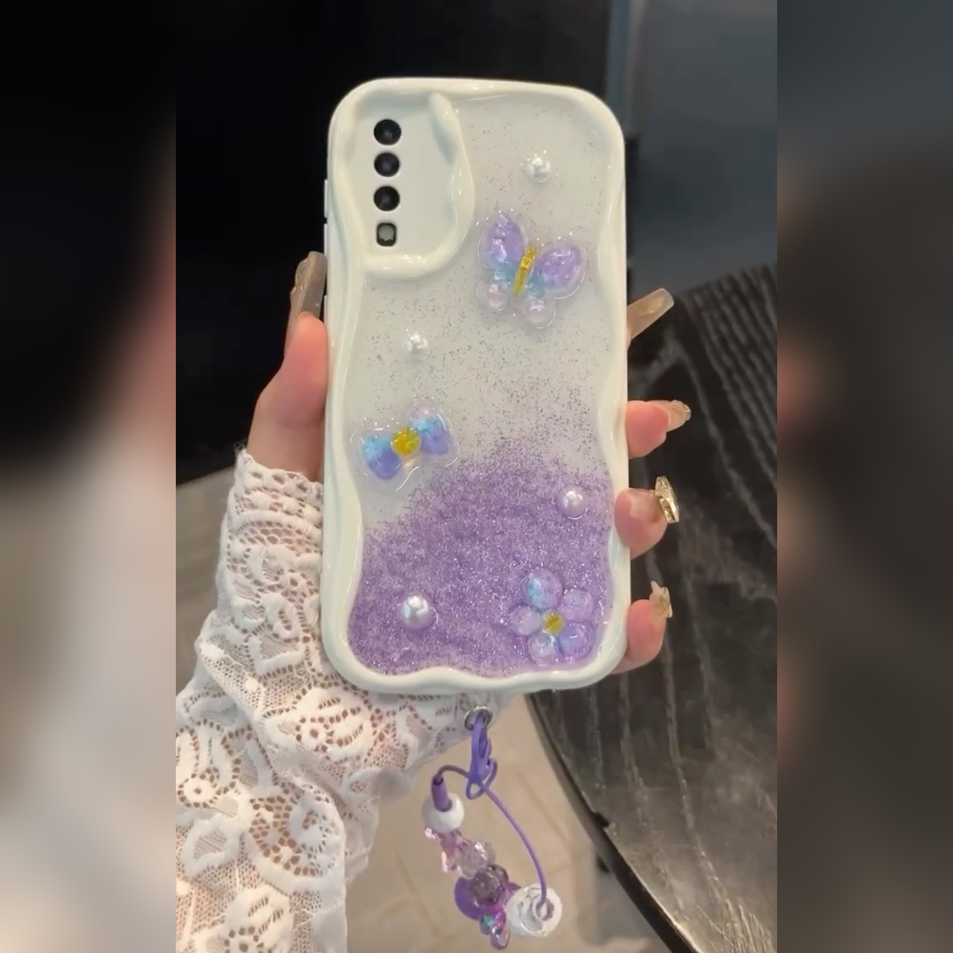 Epoxy Bow and Butterfly Case - Samsung