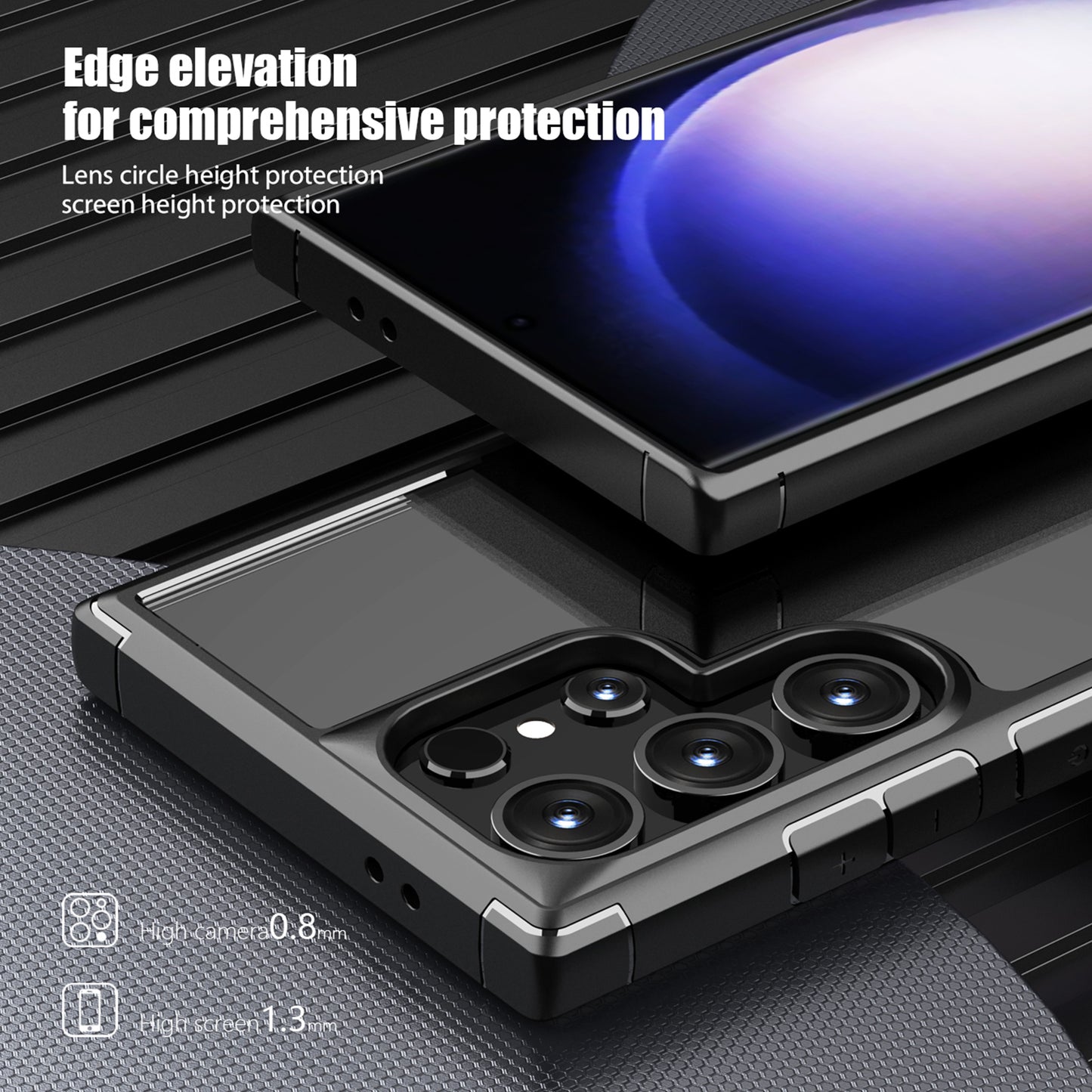 Crystal Clarity Hybrid Airbag Case - Samsung