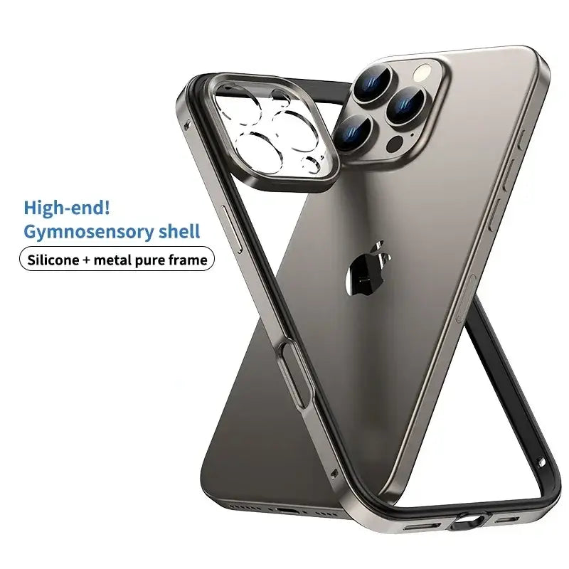 Resilient Hybrid Metal Frame Guard Case - iPhone