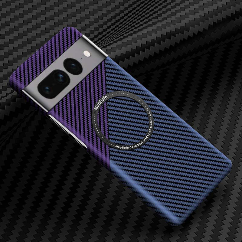 High Tech Magnetic Carbon Fiber Case - Google
