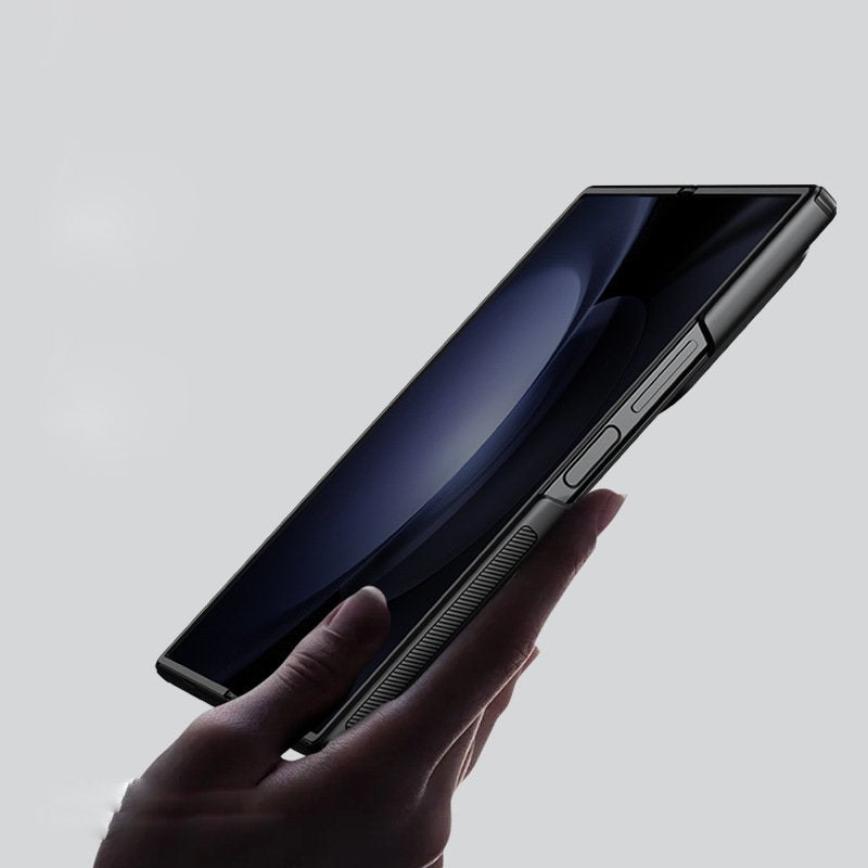 Sleek Frosted Shield Grain Pattern Case - Samsung