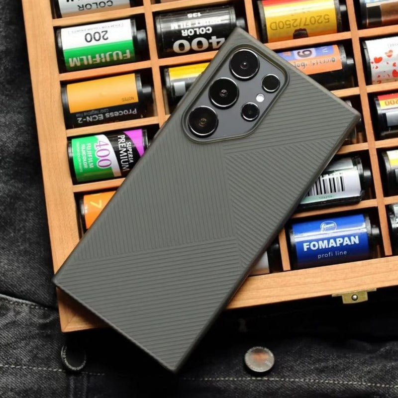Ultra Thin Frosted Geometric Pattern Case - Samsung