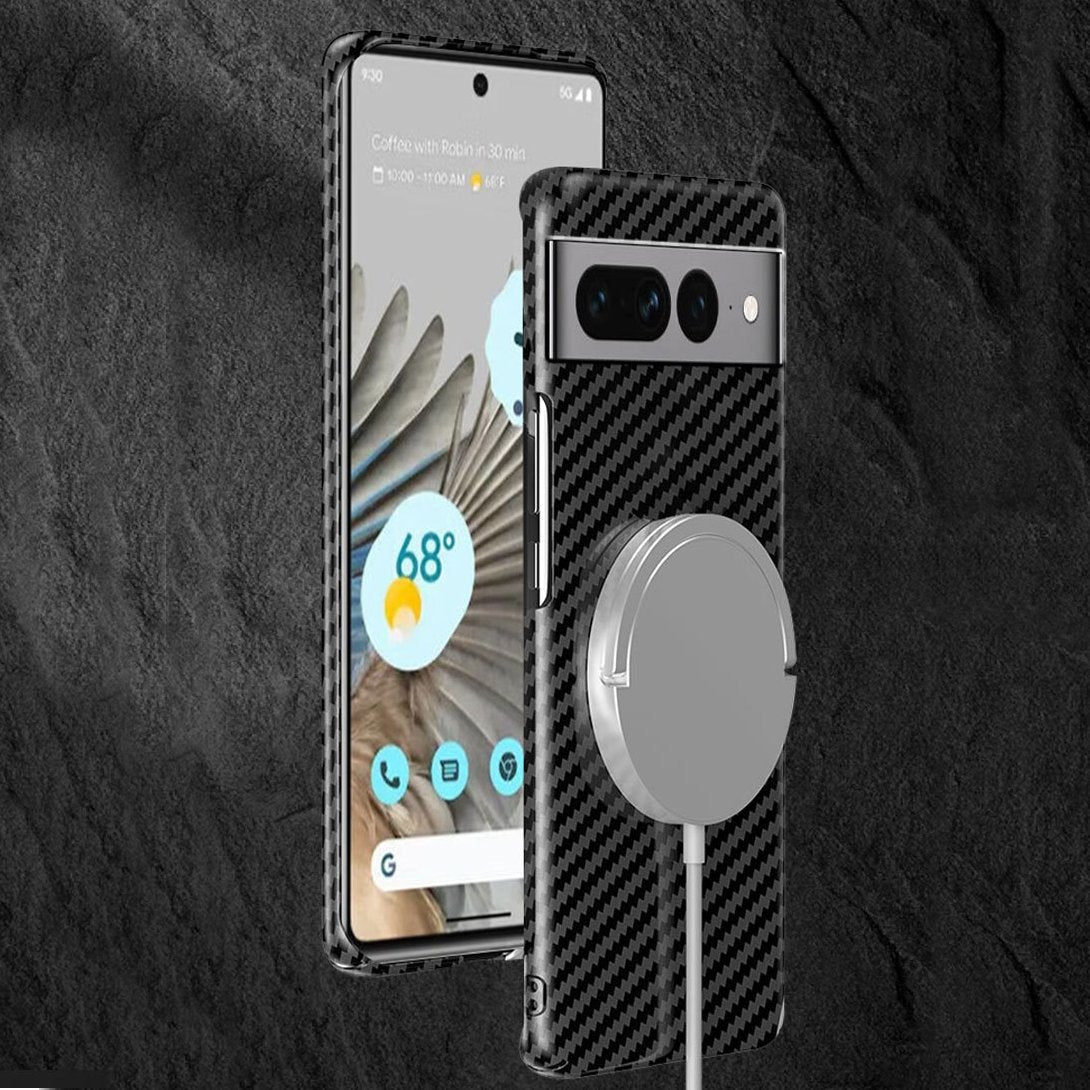 High Tech Magnetic Carbon Fiber Case - Google