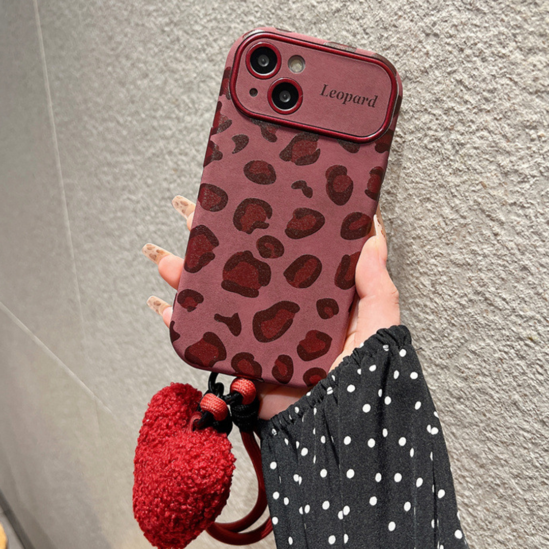 Safari Style Leopard Case with Charm
