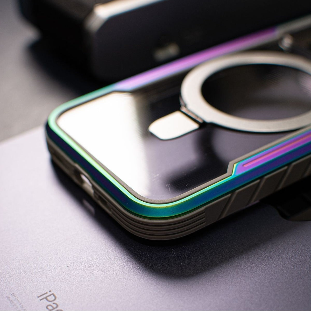Bright Guard Metal Magnetic Bracket Case - iPhone