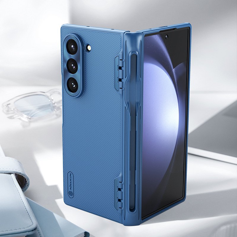 Sleek Frosted Shield Grain Pattern Case - Samsung
