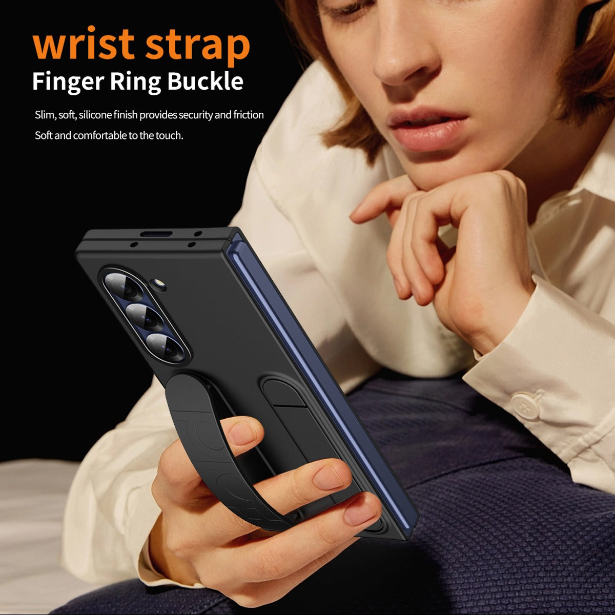 Dual Function Design Wristband Case with Folding Stand - Samsung