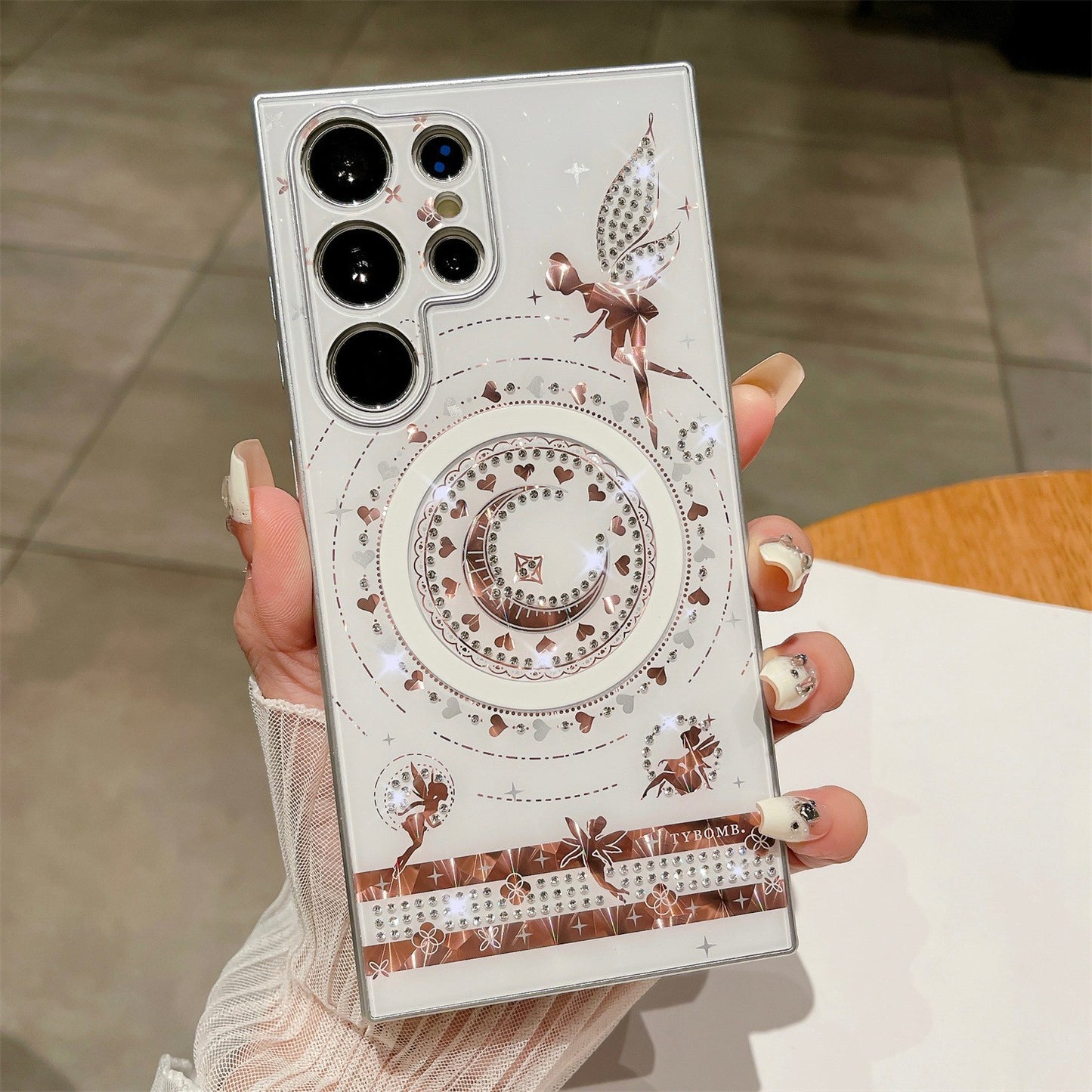 Glittering Crystals Magnetic Case - Samsung