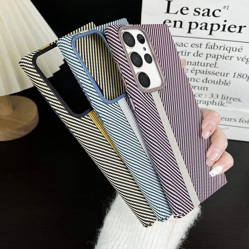 Elegant Style Striped Hard Case - Samsung