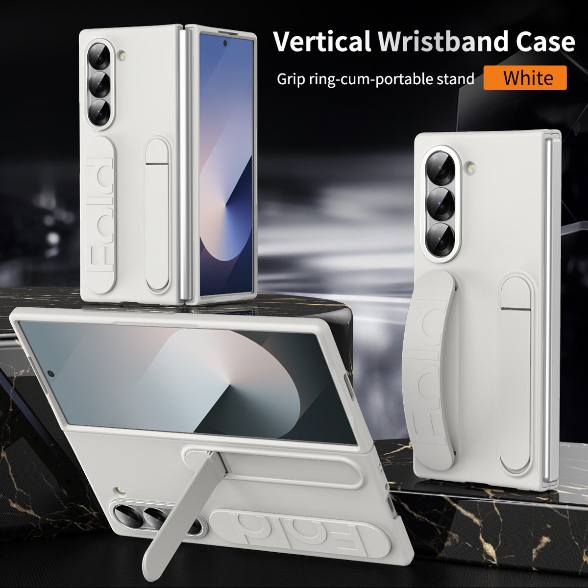 Dual Function Design Wristband Case with Folding Stand - Samsung