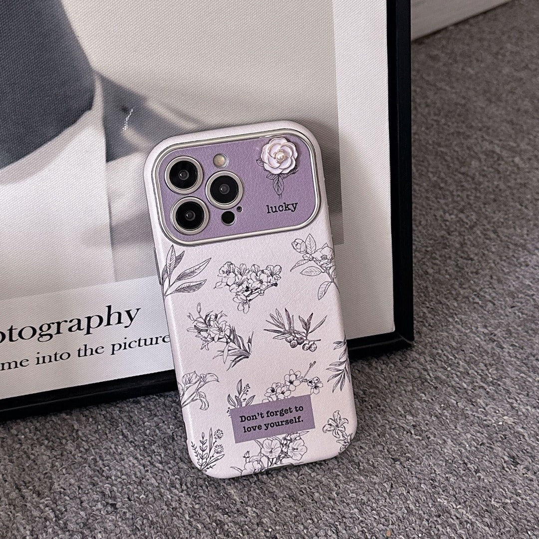 Lavender Floral Delight Phone Case
