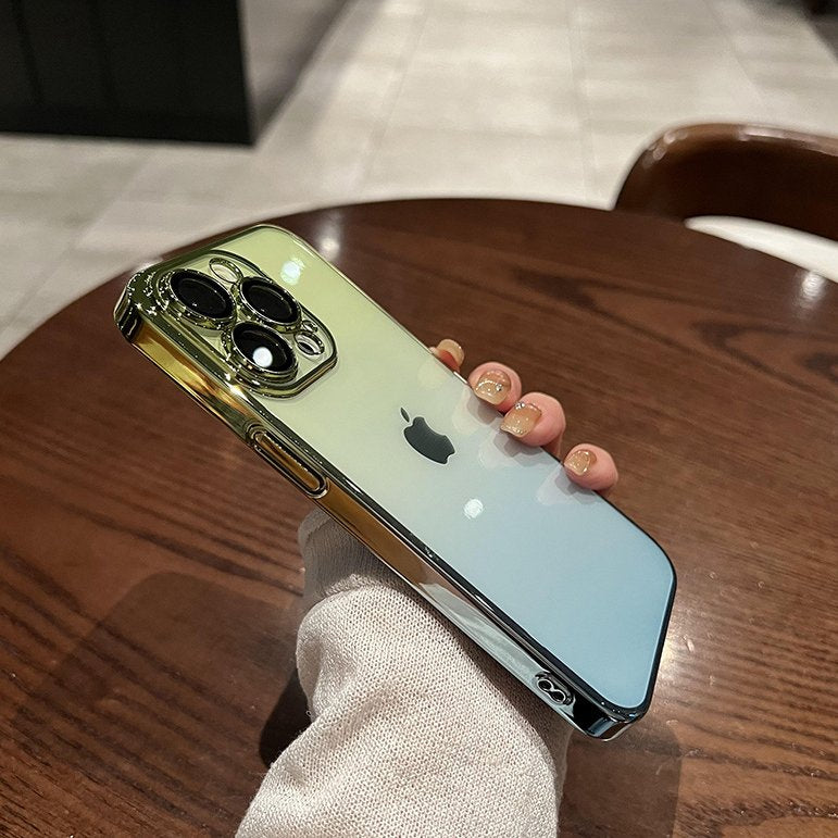Alluring Transparent Gradient Hard Case - iPhone