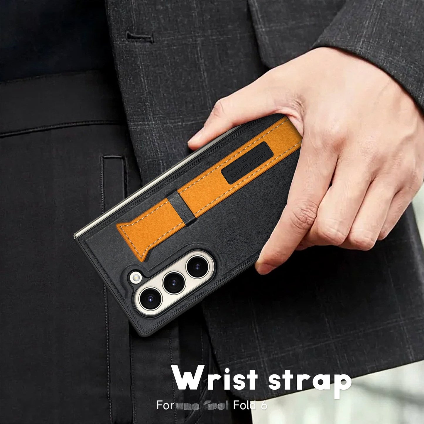 Elite Craft Leather Wristband Case - Samsung