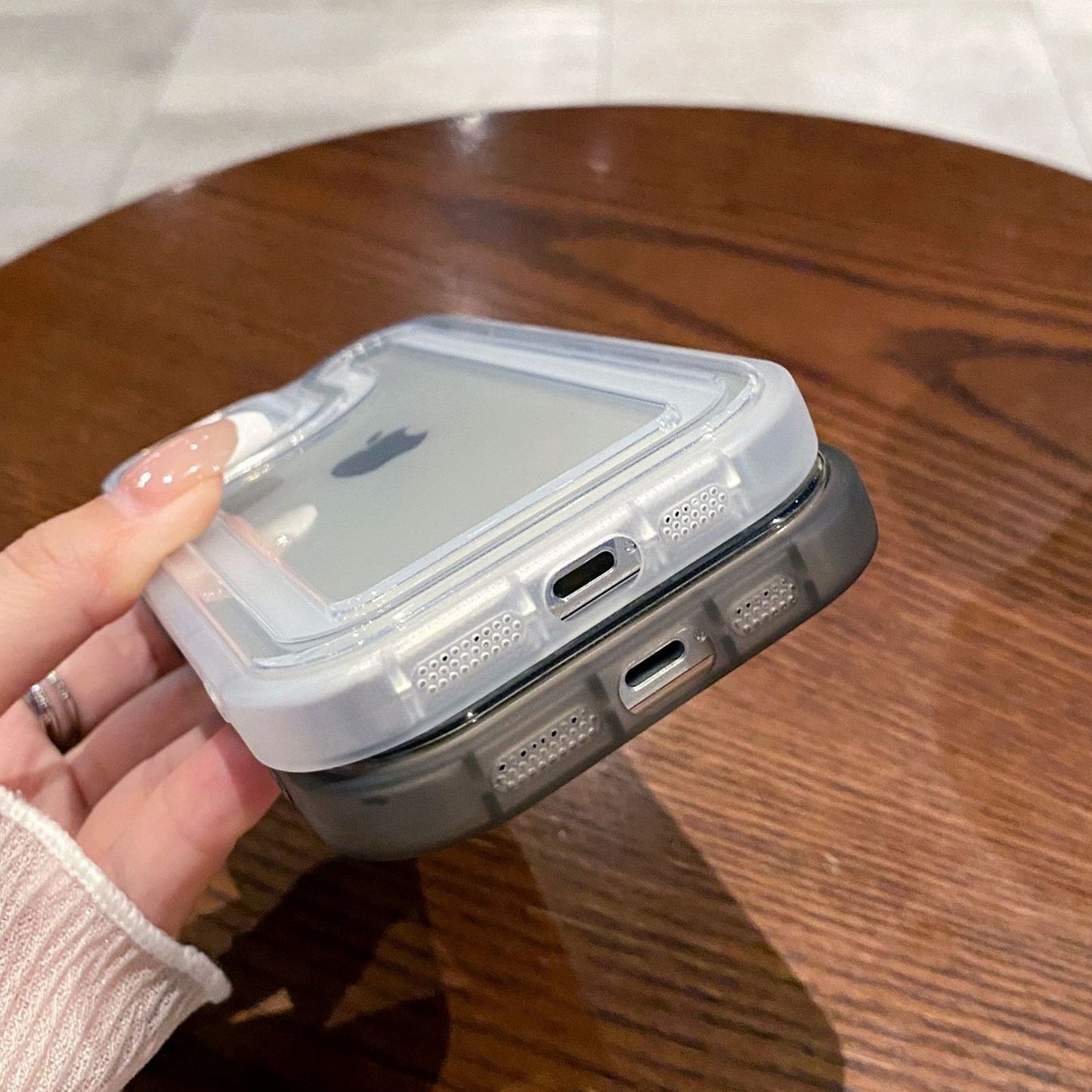 Crystal Clear Air Cushion Case - iPhone