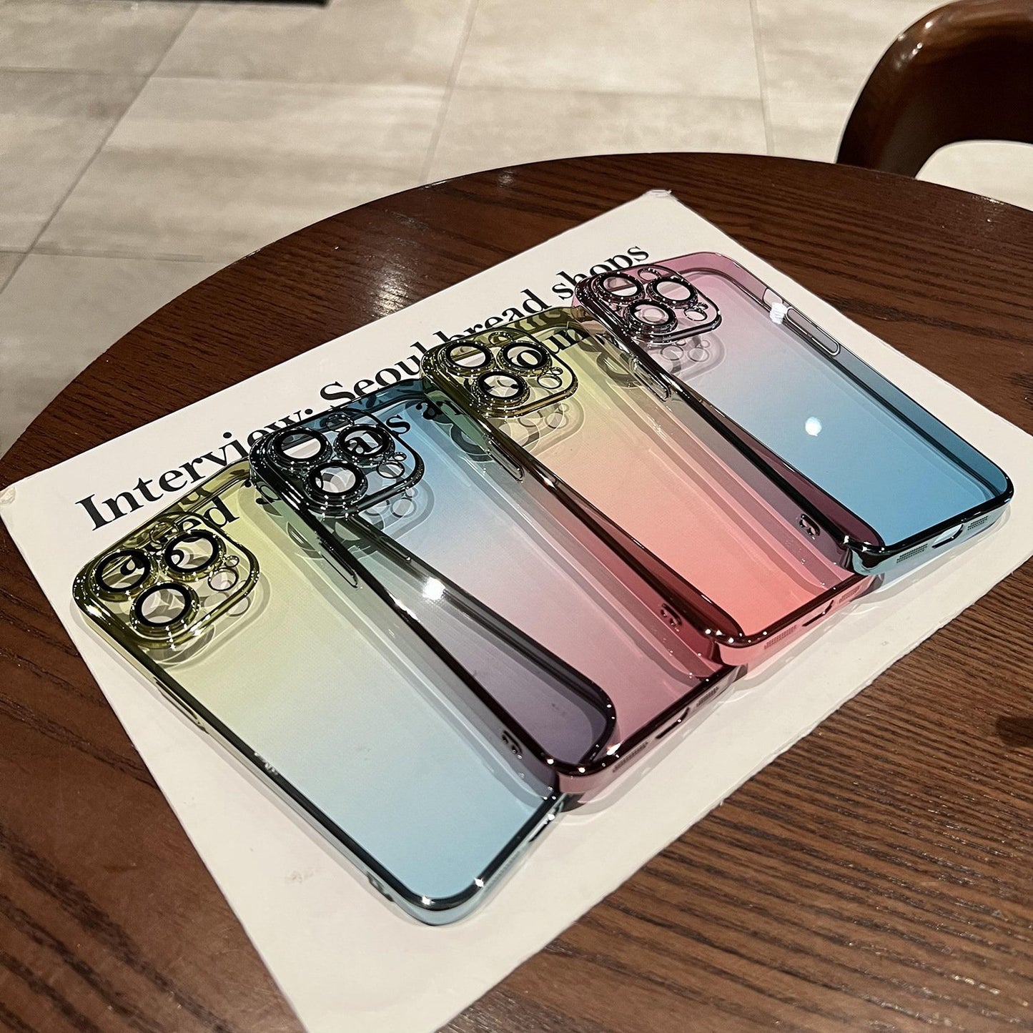 Alluring Transparent Gradient Hard Case - iPhone