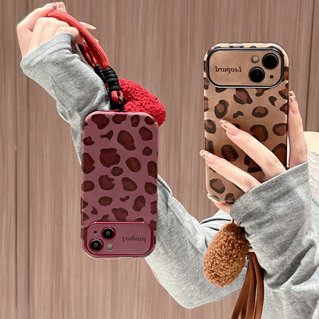 Safari Style Leopard Case with Charm
